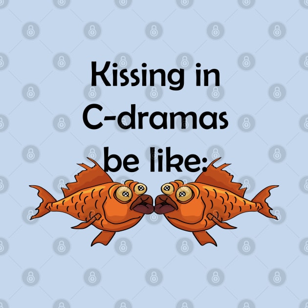 Kissing in C Dramas be like by vixfx