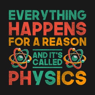 Physics Vintage Atom Science T-Shirt