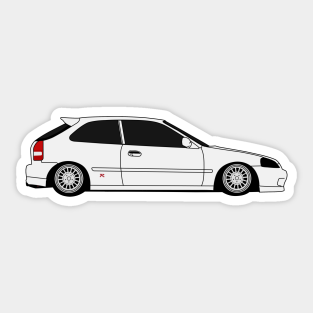 Honda Civic Ek Stickers For Sale Teepublic