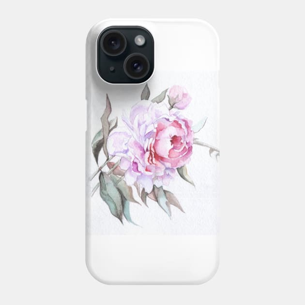 A single Pink Rose - Beautiful Flower Phone Case by eosofdawn