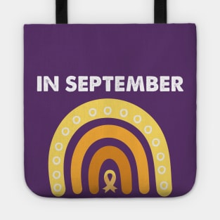 In September We Wear Gold Tote