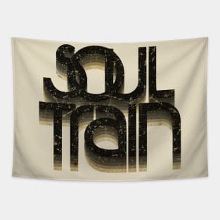 SOUL TRAIN BLACK WHITE VINTAGE Tapestry