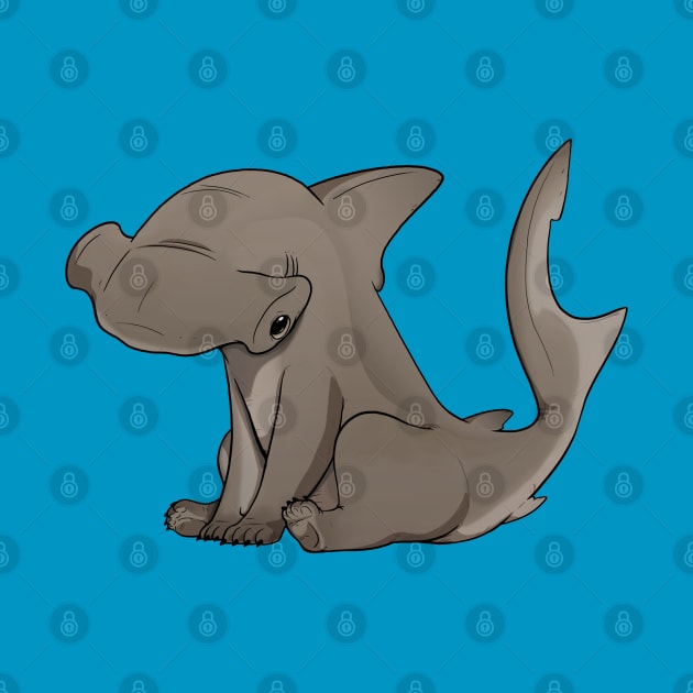 Hammerhead Sharkpup by nekoama