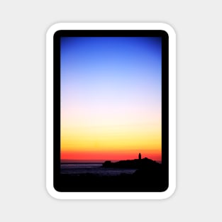 Godrevy Lighthouse, Cornwall, Cornish Sunset Magnet