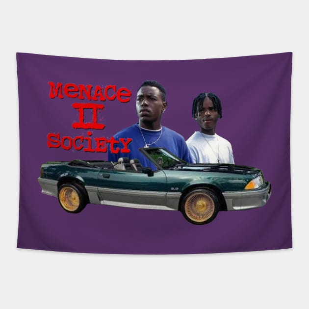 MENACE II SOCIETY Tapestry by Cult Classics