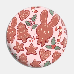 bunny christmas cookies Pin