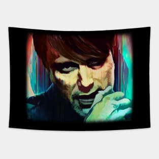 Hannibal Retro Psychedelic Drip Paint Poster Tapestry