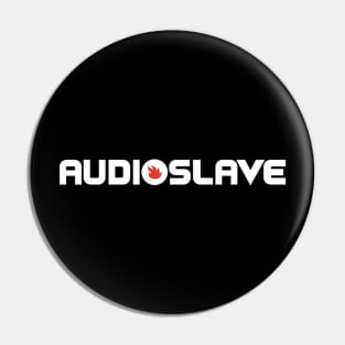 Audioslave Band Logo White Pin