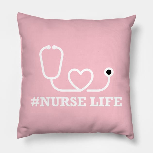 Nurse Life large Pillow by Verboten