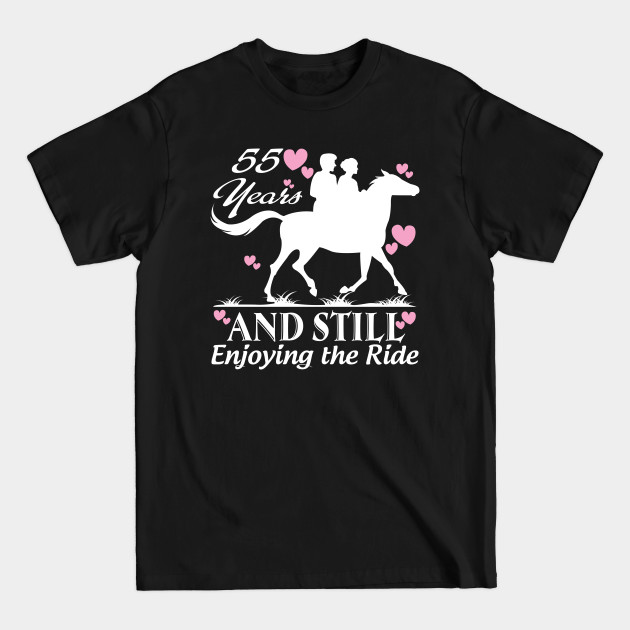 Discover 55 years and still enjoying the ride - Anniversaries - T-Shirt