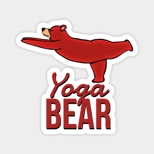 Yoga Bear Magnet