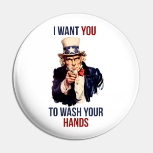 I want you to wash your hands uncle sam original Pin