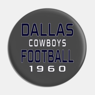 Dallas Cowboys Football 1960 Classic Pin