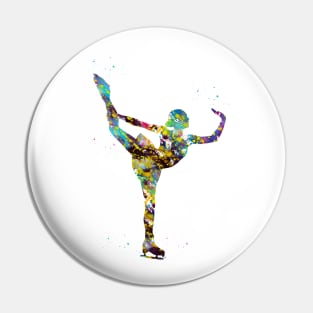 Ice Skater Pin