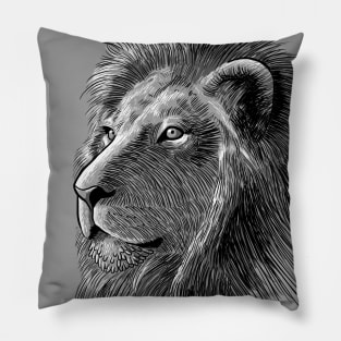 Sketch Lion Pillow