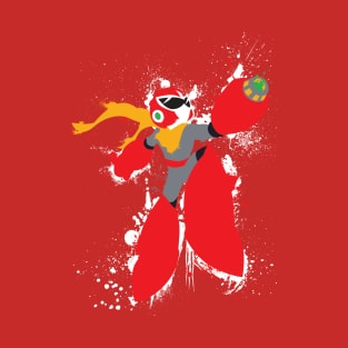 Proto Man Splatter Shirt T-Shirt