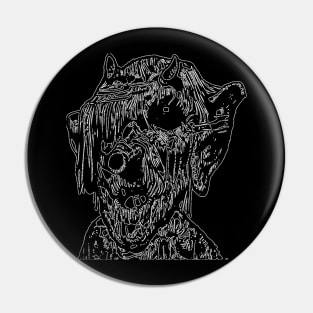 eerie wicked dark melting evil troll horror creature Pin