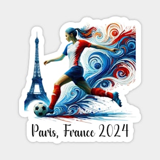 USA Womens Soccer Shirt, Soccer Jersey, Paris Olympics, Olympic Games 2024, Olympic Sports, Paris Games, 2024 Olympic Shirt, Olympic Soccer Magnet