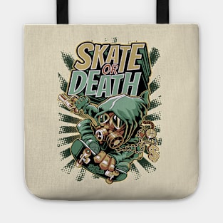 Skate Or Death Graffiti Skateboard Urban Skater Gift Tote