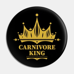 CARNIVORE KING MEAT LOVER BBQ PIT MASTER RANCHER HUNTER GIFT Pin