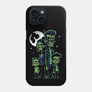 Zombie Family - 3 Phone Case