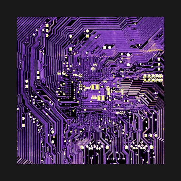 Nonbinary Pride Computer Circuits Design by VernenInk