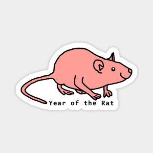Year of the Rat - Rose Magnet