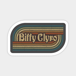 Biffy Clyro Vintage Stripes Magnet