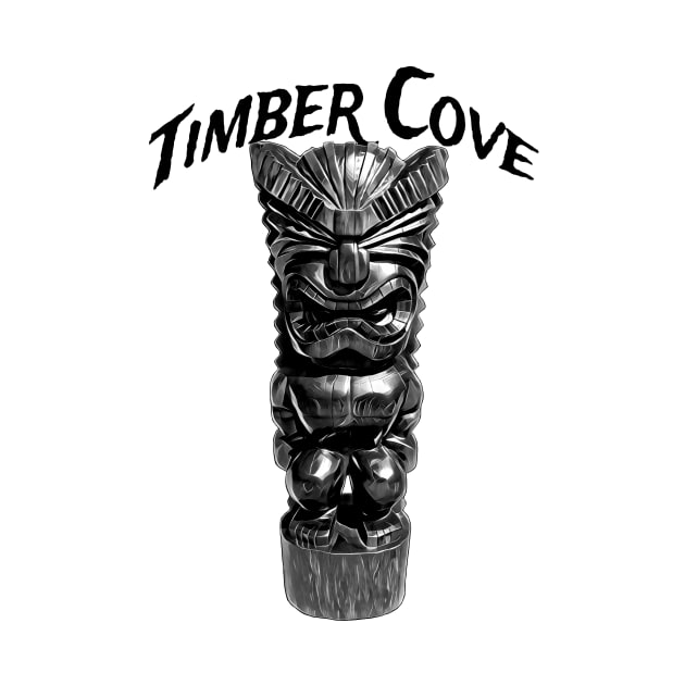 Timber Cove Tiki (on light color shirt) by Timber Cove