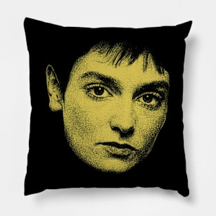 YELLOW Sinead O'Connor 80s Pillow