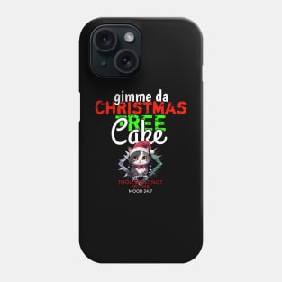 Christmas Tree Cake Cat Phone Case