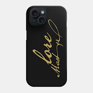 Lore Master Gold Gaming Typography Phone Case