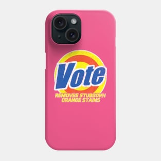 Vintage Vote Removes Stubborn Orange Stains Phone Case