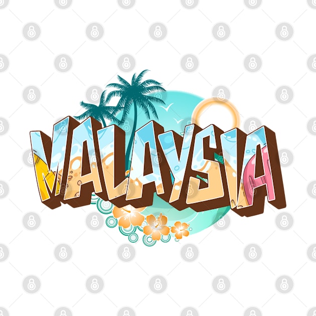 Malaysia 3d text by SerenityByAlex