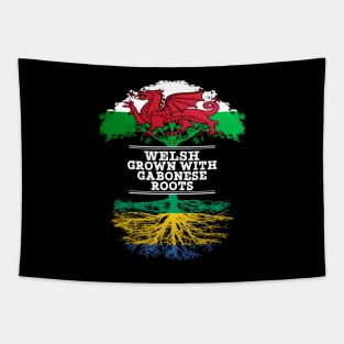 Welsh Grown With Gabonese Roots - Gift for Gabonese With Roots From Gabon Tapestry