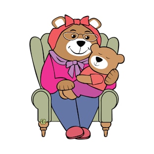 Grandma Bear and Grandchild T-Shirt