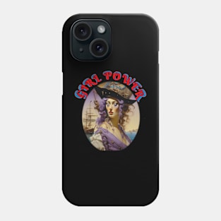 Girl power pirate lady Phone Case