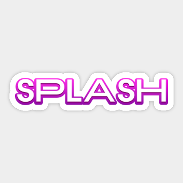 Splash Roblox Splash Sticker Teepublic - roblox african music