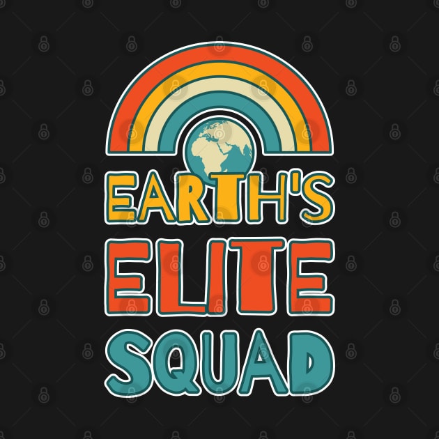 Earth's (Kids) Elite Squad Retro by dkdesigns27