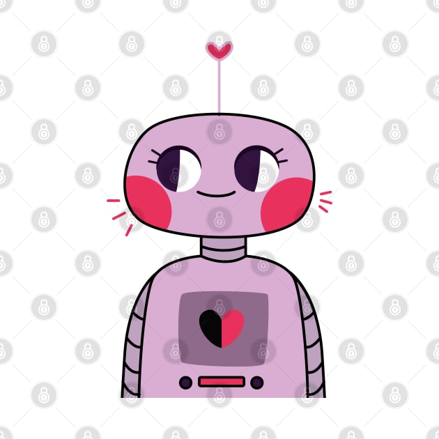 Miss Valentine Robot by Megadorim