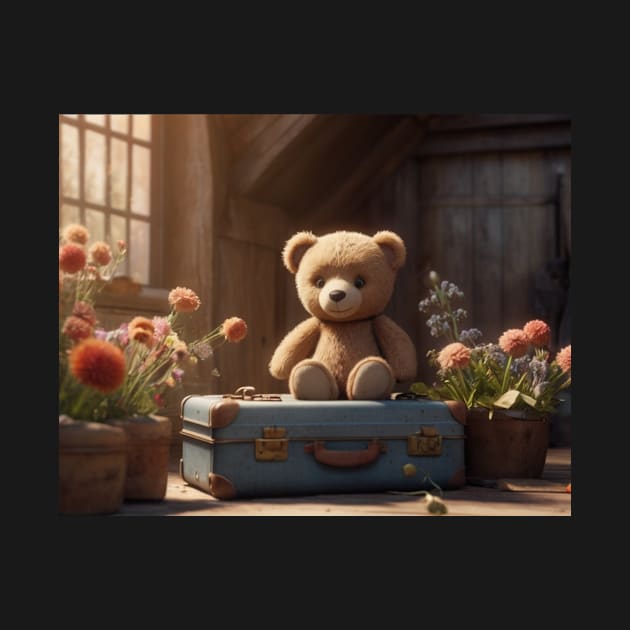 Teddy Bear at His Cottage by susiesue