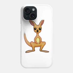 Cute Kangaroo Drawing Phone Case