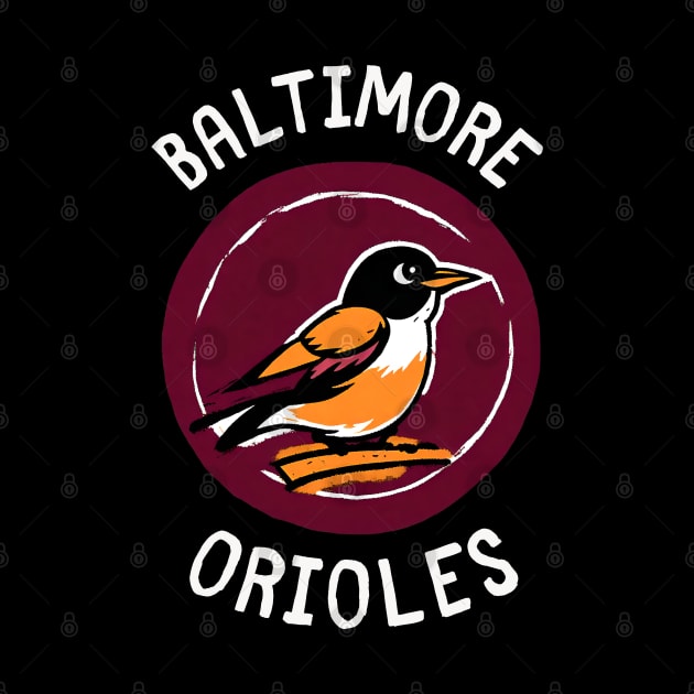 Baltimore Orioles Playing Baseball in the Baltimore Team by DaysuCollege