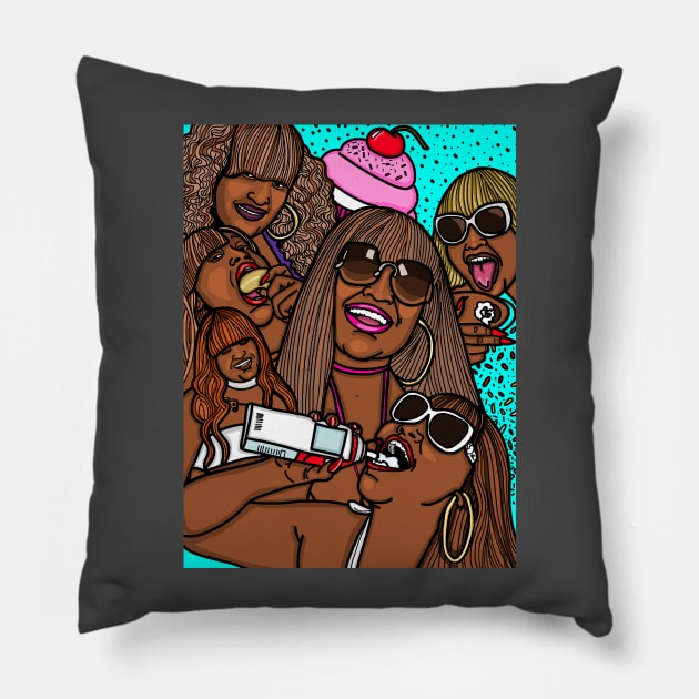 CupcakKe Pillow by COLORaQUEEN