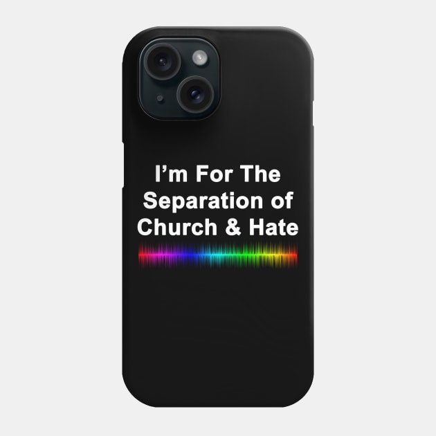 Church and Hate Phone Case by topher