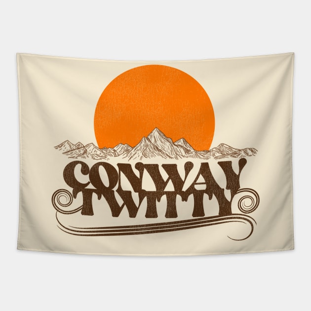 Conway Sunrise Tapestry by darklordpug