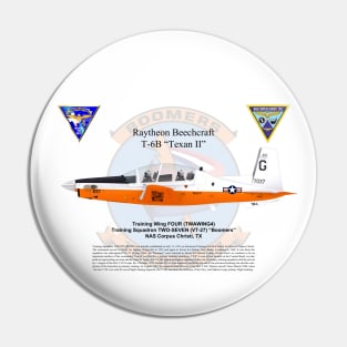 T-6B Texan II Poster VT-27 large logo Pin