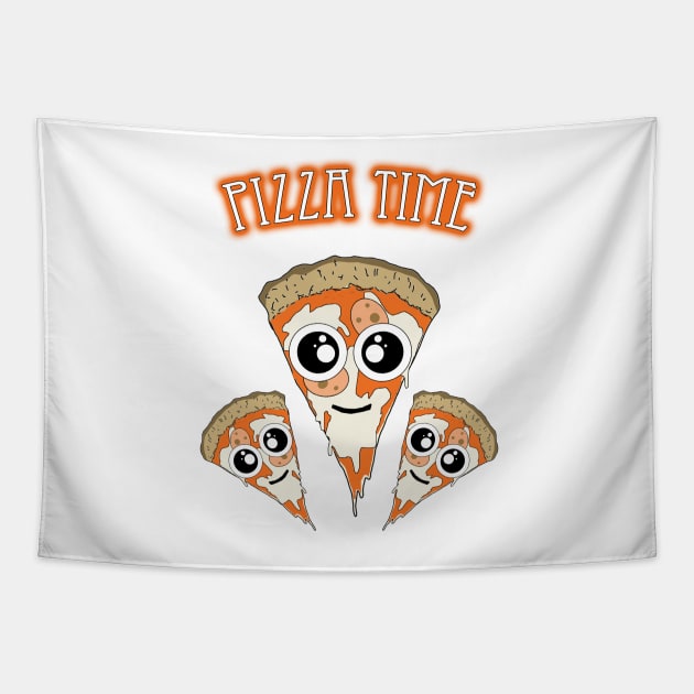 pizza time Tapestry by defeale