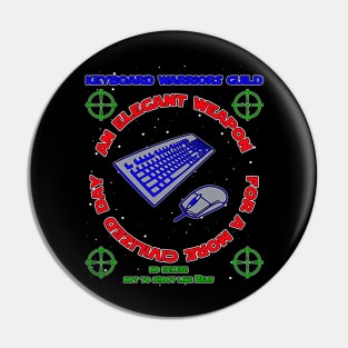 Keyboard Warriors Guild Pin