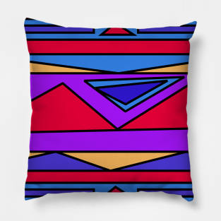 Seamless ethnic background folk africans endless pattern Pillow